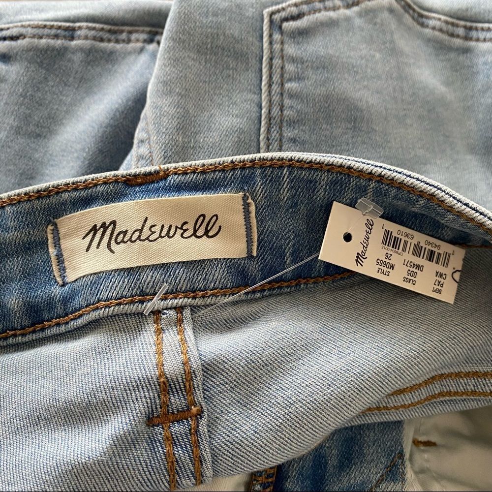 NWT-MADEWELL Curvy Roadtripper High Rise Jeans (Size:26) - Picture 11 of 12